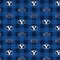 NCAA Brigham Young University Buffalo Plaid Fleece BYU1190 Fabric by the Yard